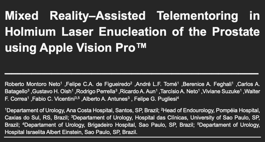 MontoroMD's tweet photo. A new global milestone in endourology is being built: the first telementoring procedure in the specialty, bringing together innovation, immersive technology. A true pioneering achievement with the potential to transform the future of surgical education and global medical collab. https://t.co/LPCqq9aPUT