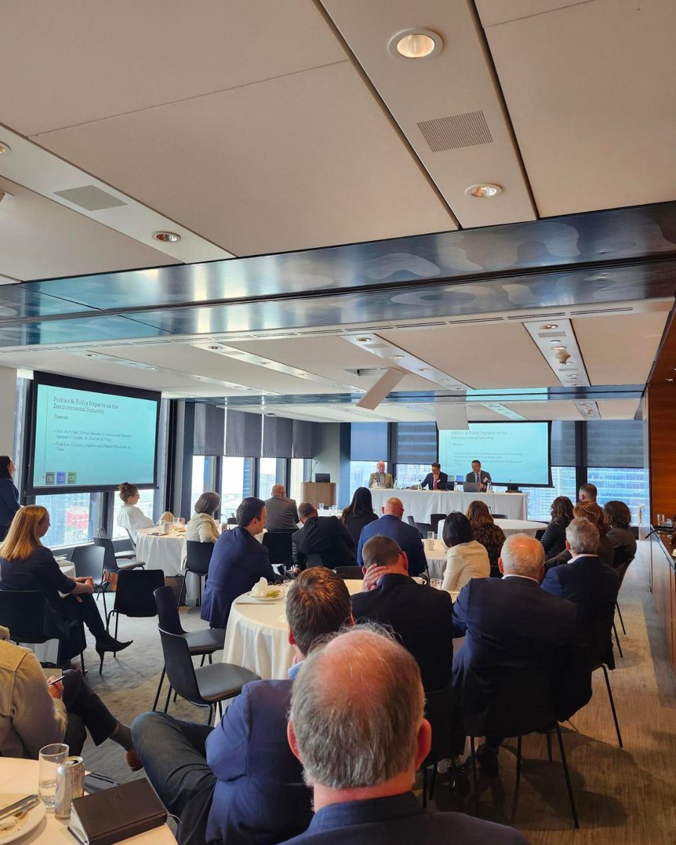 ECOH_Inc's tweet photo. Great to have our President, Mark Lai, and VP of Business Development &amp; Strategy, Catherine Barker-Mills, at the Canada Environmental Industry Summit II in Toronto yesterday.

Thanks for having us!

#EnvironmentalConsulting #Sustainability #IndustrySummit #ECOH https://t.co/ottvJ0QvlX