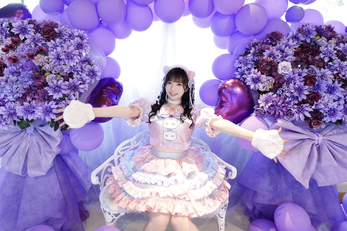 FESTIVEofficial's tweet photo. 仁科茉彩生誕祭ありがとうございました！🎂💜

笑顔溢れる素敵な生誕祭になりました✨
たくさんの愛に包まれた空間を一緒に作ってくださり、本当にありがとうございます！

これからも仁科茉彩とFES☆TIVEの応援をよろしくお願いします⋆˚ʚɞ https://t.co/VKF1p3AiZk