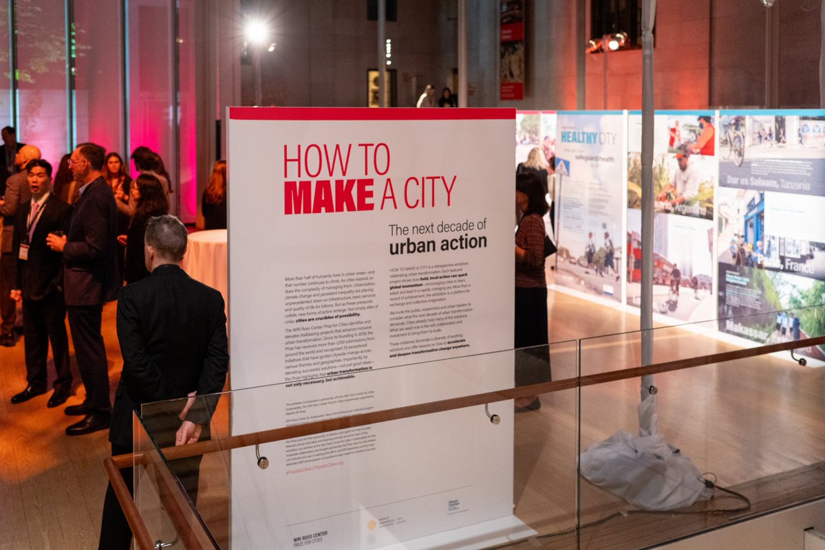 WRIRossCities's tweet photo. HOW TO MAKE A CITY pulls from 5 cycles of the @WRIRossCities #PrizeforCities ๐ to show how #cities are leading around the ๐.
A ๐ paper launched alongside it shares lessons from the 2023โ2024 cycle on how climate-readiness drives urban transformation โก๏ธ https://t.co/Wtkpc2DADb https://t.co/ed20B4j5em