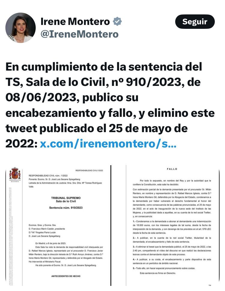 Ya que te gustan las verdades: Te recuerdo que la persona que tiene una condena por llamar maltratador a una persona INOCENTE eres tu