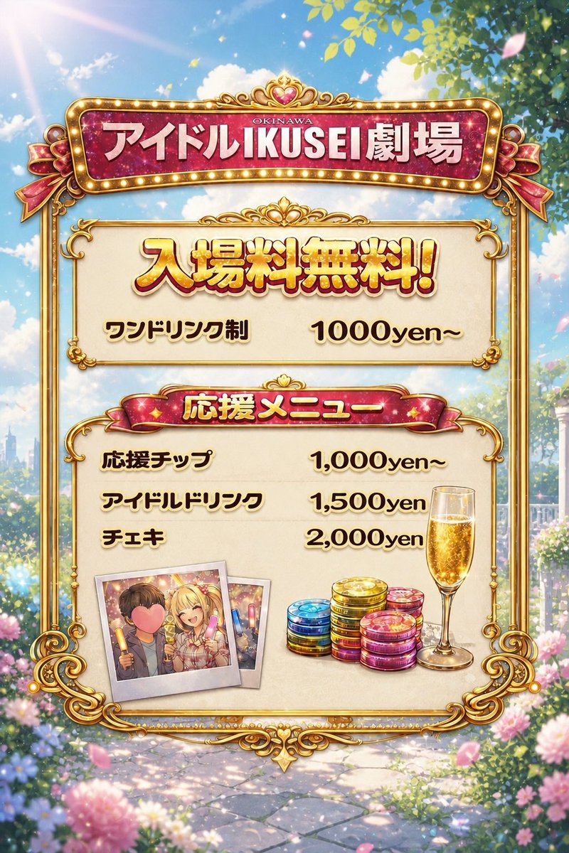 idol_ikusei's tweet photo. アイドルIKUSEI劇場どこですか？
って言って来てくれるお客さんが増えてきて
アイゲキ一同嬉しい限りでございます！
応援してくれる皆さんを
まだまだお待ちしております😆

#アイドル
#アイゲキ
#沖縄 https://t.co/HK2S8BNC8p