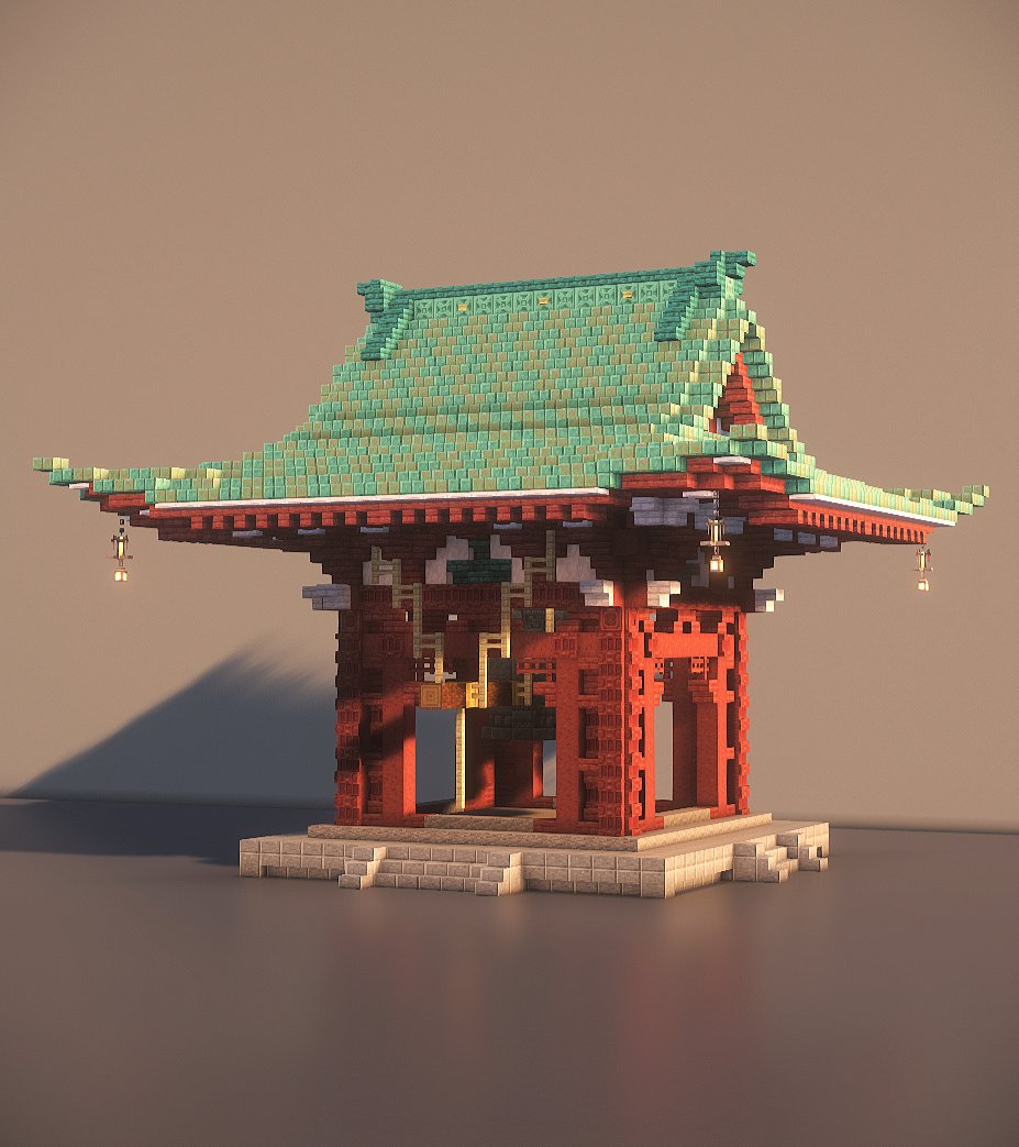 Babu－マイクラ和風建築 tweet media