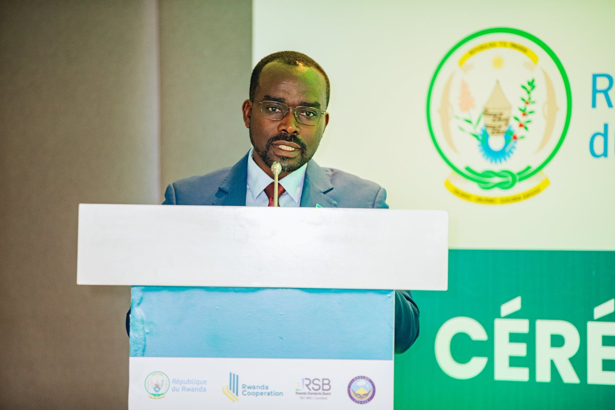 rwandastandards's tweet photo. "La coopération RSB et ASECNA constitue une étape majeure dans le renforcement de notre engagement commun en faveur de la qualité, de l'excellence opérationnelle et de l'amélioration continue des performance des services sur notre continent". Ministre @P_Sebahizi  #RwOX https://t.co/WtARTsFUxt