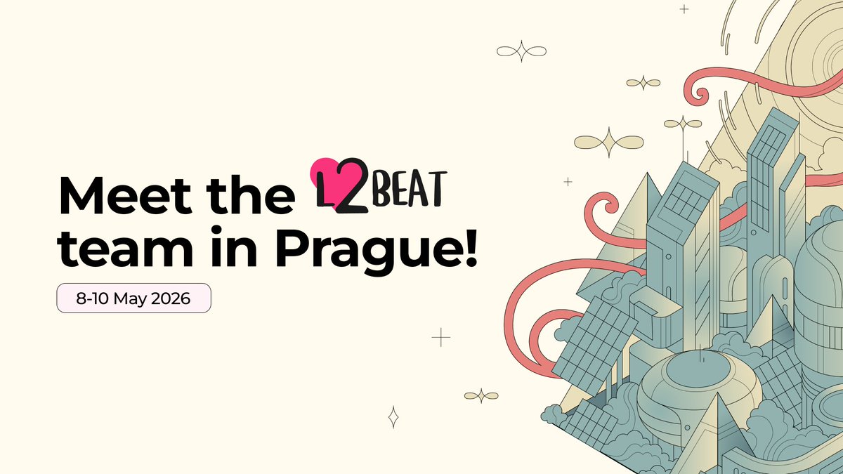 l2beat's tweet photo. L2BEAT team is in Prague for @EthPrague! 🇨🇿

We’ve got @bkiepuszewski, @kaereste, and @sergeyshemyakov roaming the venue all weekend. If you’re around, come say hi!

We’re also taking the stage on Sunday! Here’s where you can find us 👇 https://t.co/wBoXt2xlxy
