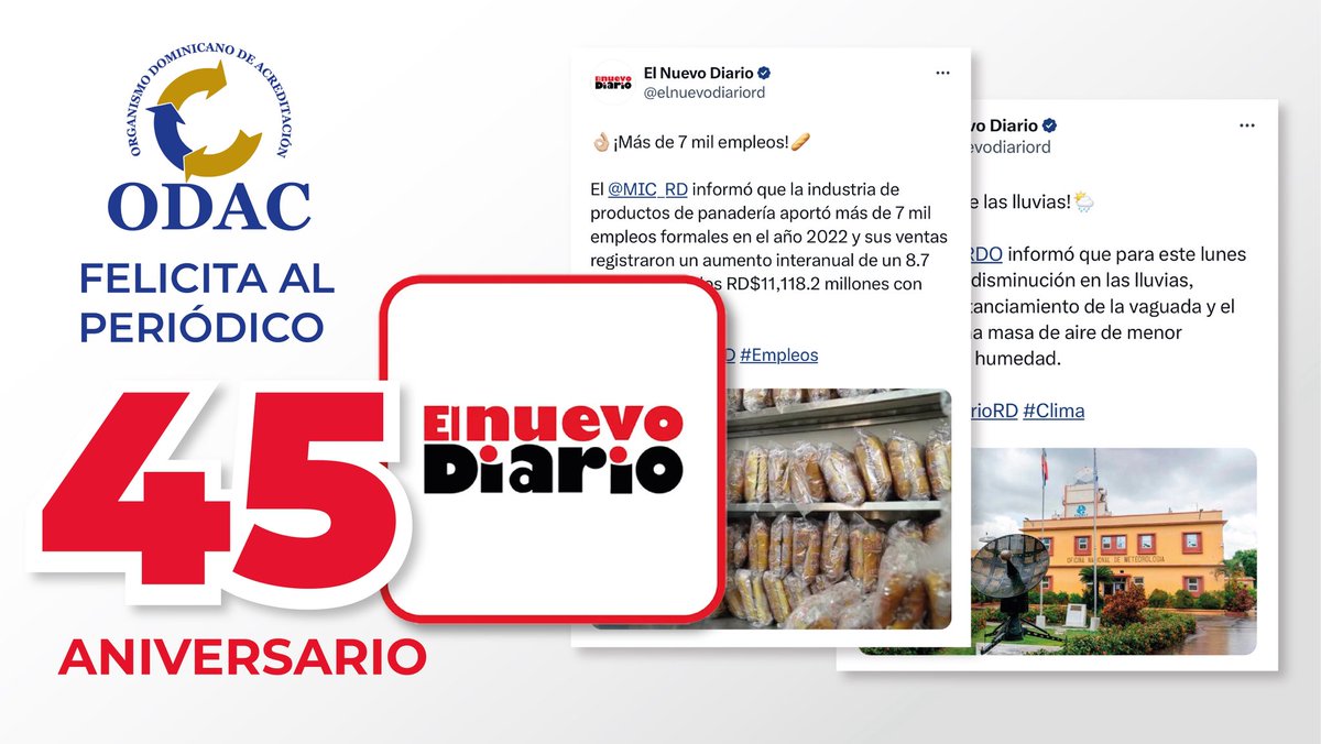Organismo Dominicano de Acreditación (ODAC) tweet media