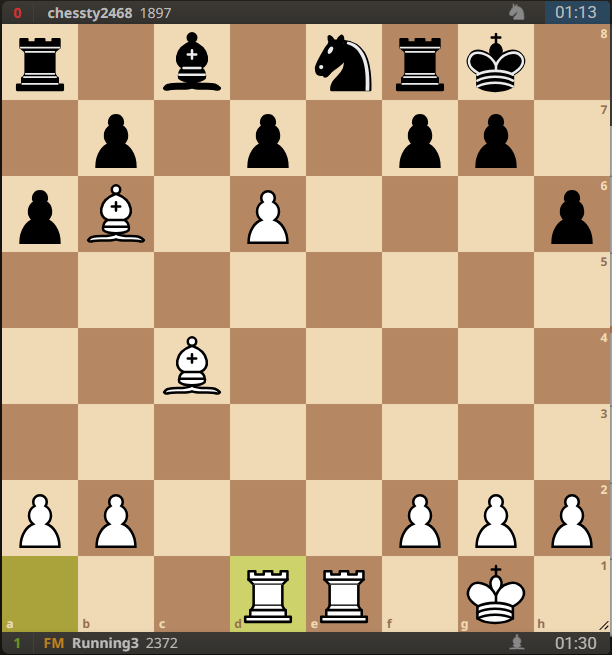 Running18834415's tweet photo. My opponent wasn't the highest rated of players, but it was still pleasing to achieve total lockdown of their queenside in this miniature.
#chessclubICC https://t.co/Dx6pB1Twg4