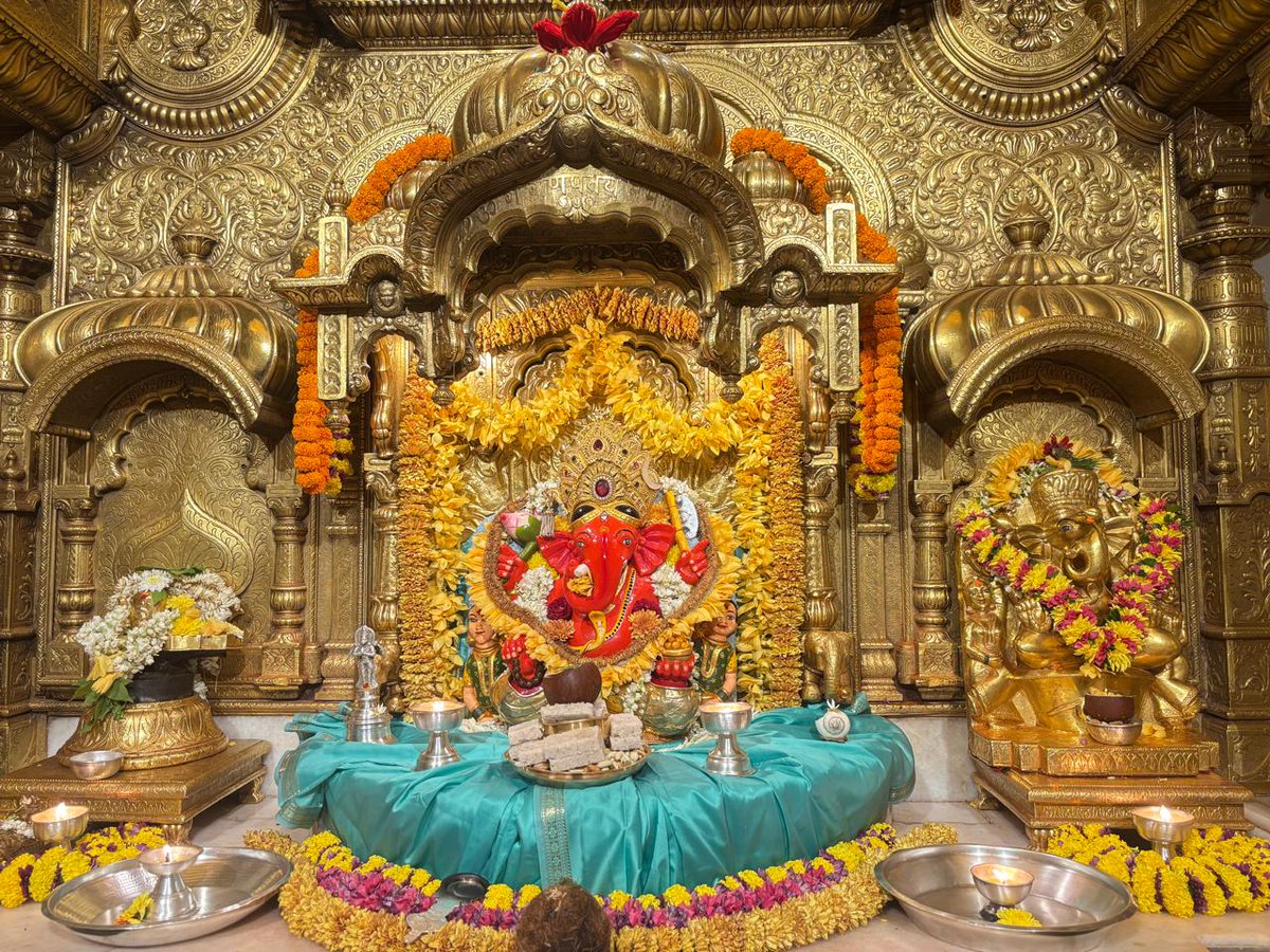 Shree Siddhivinayak Ganapati Temple Trust tweet media