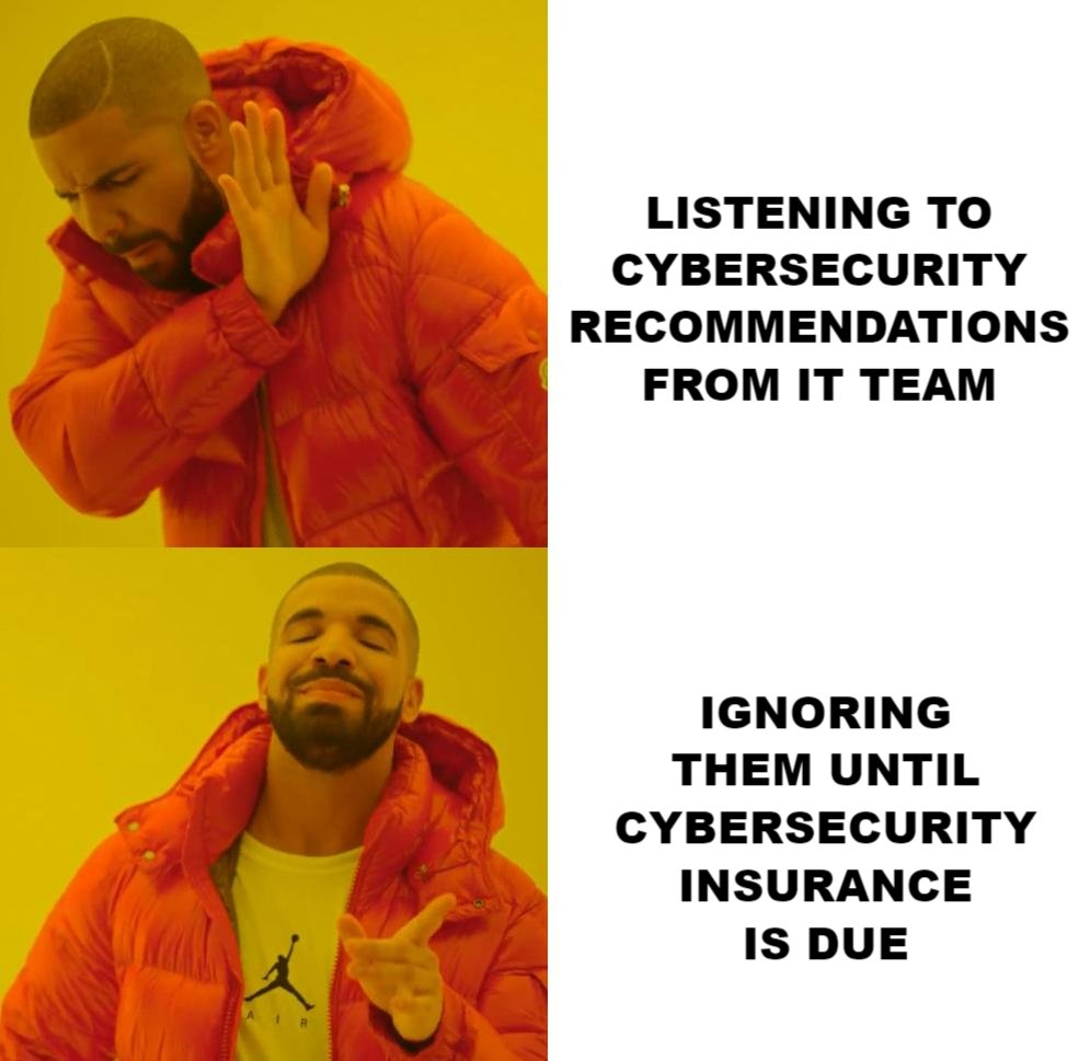 pcproblems_nj's tweet photo. Ignoring IT security advice until your cyber insurance is due? That reactive approach creates major risks. We provide proactive managed security to keep you constant aligned with both insurance prerequisites and modern threat defense: https://t.co/vAWOm5xqgj https://t.co/yr4WQ7ZBrt