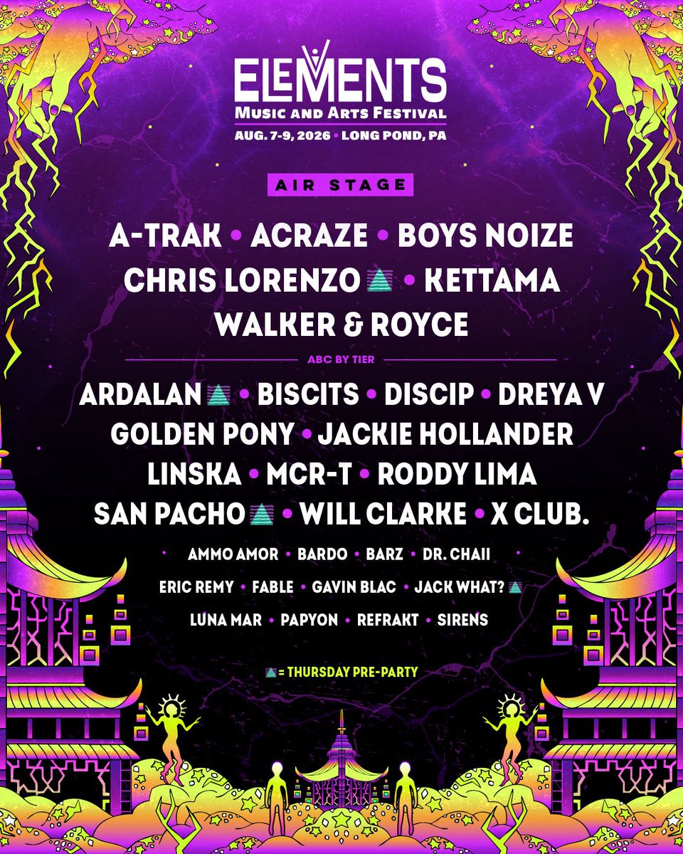 Elements Music & Arts Festival tweet media