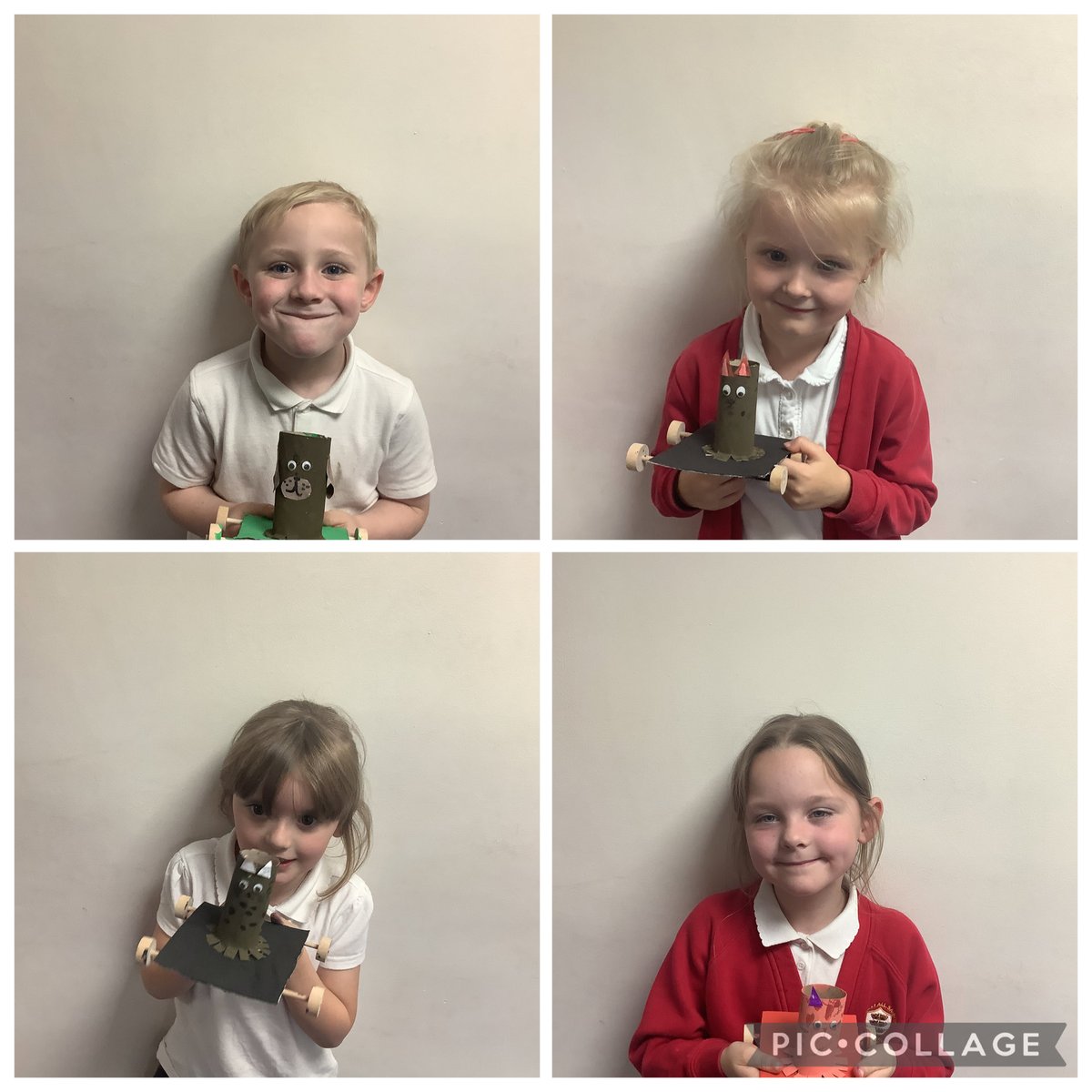Y1HAS's tweet photo. Just look at our fantastic pull along toys we made in DT ! 😀 https://t.co/psvTr43DAu
