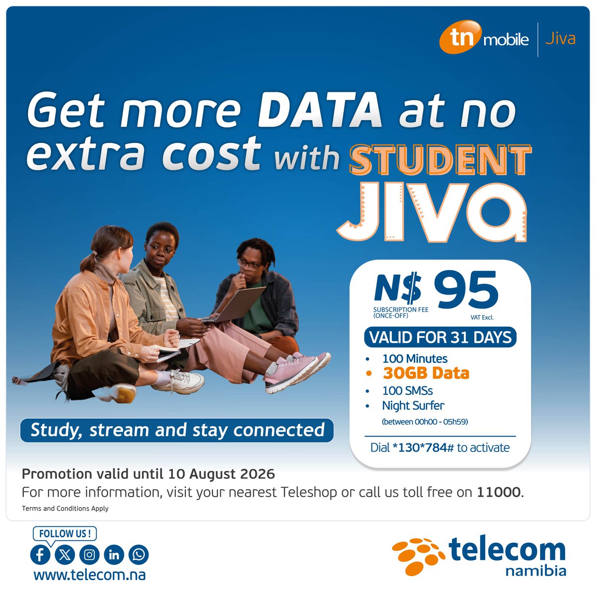 Telecom Namibia tweet media