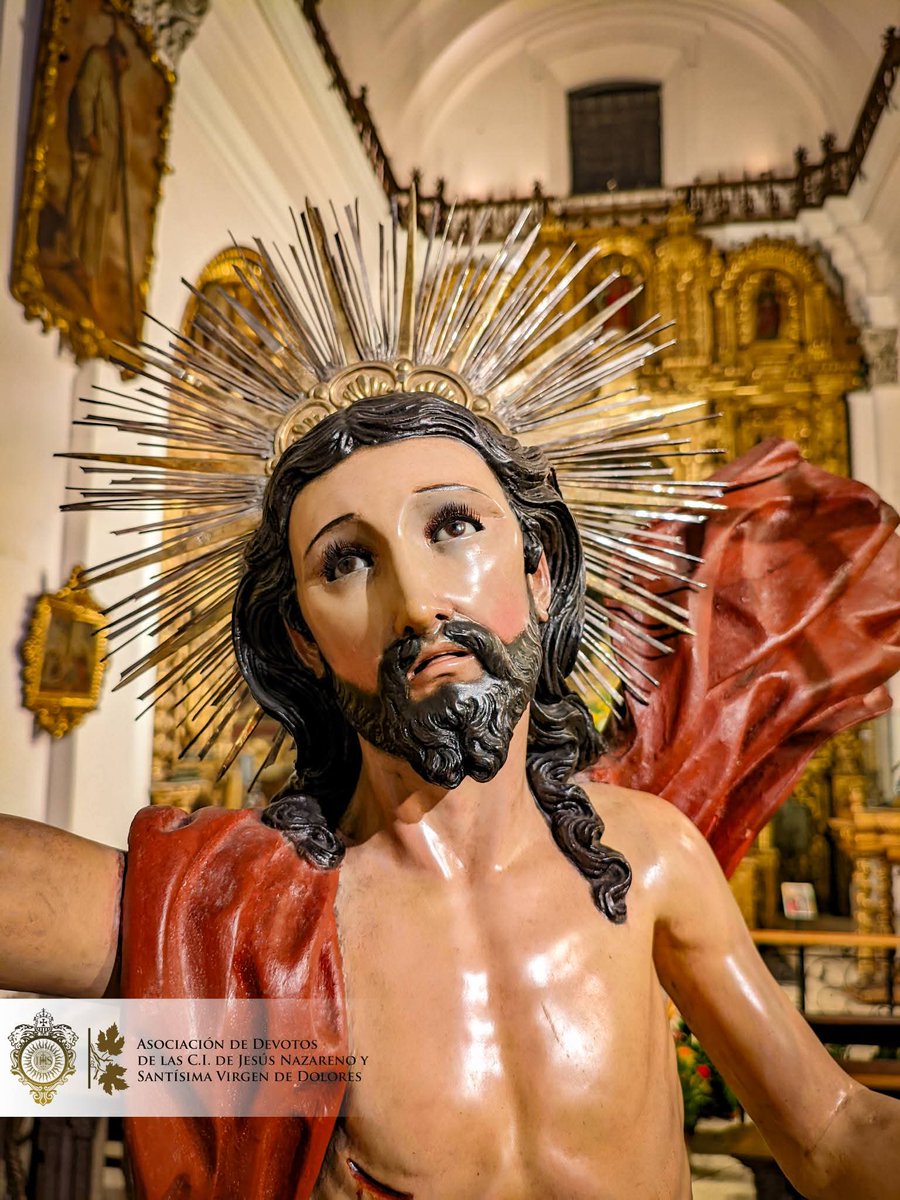 Capirotes_Mad's tweet photo. #ViaLucis | La Venerada Imagen de Jesús Resucitado del Templo de la Merced se encuentra lista para su procesión de Vía Lucis.

No te pierdas nuestra transmisión en vivo a partir de las 18:45 Hrs.

#capirotesYmadrileñas #ProcesionesGT https://t.co/yXDSq294HA