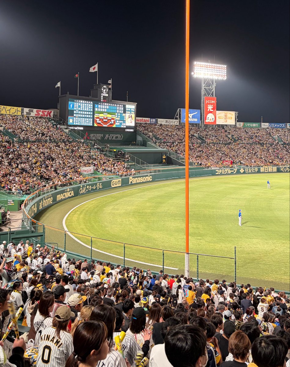 現地来たけど、今日も投壊タイガースや