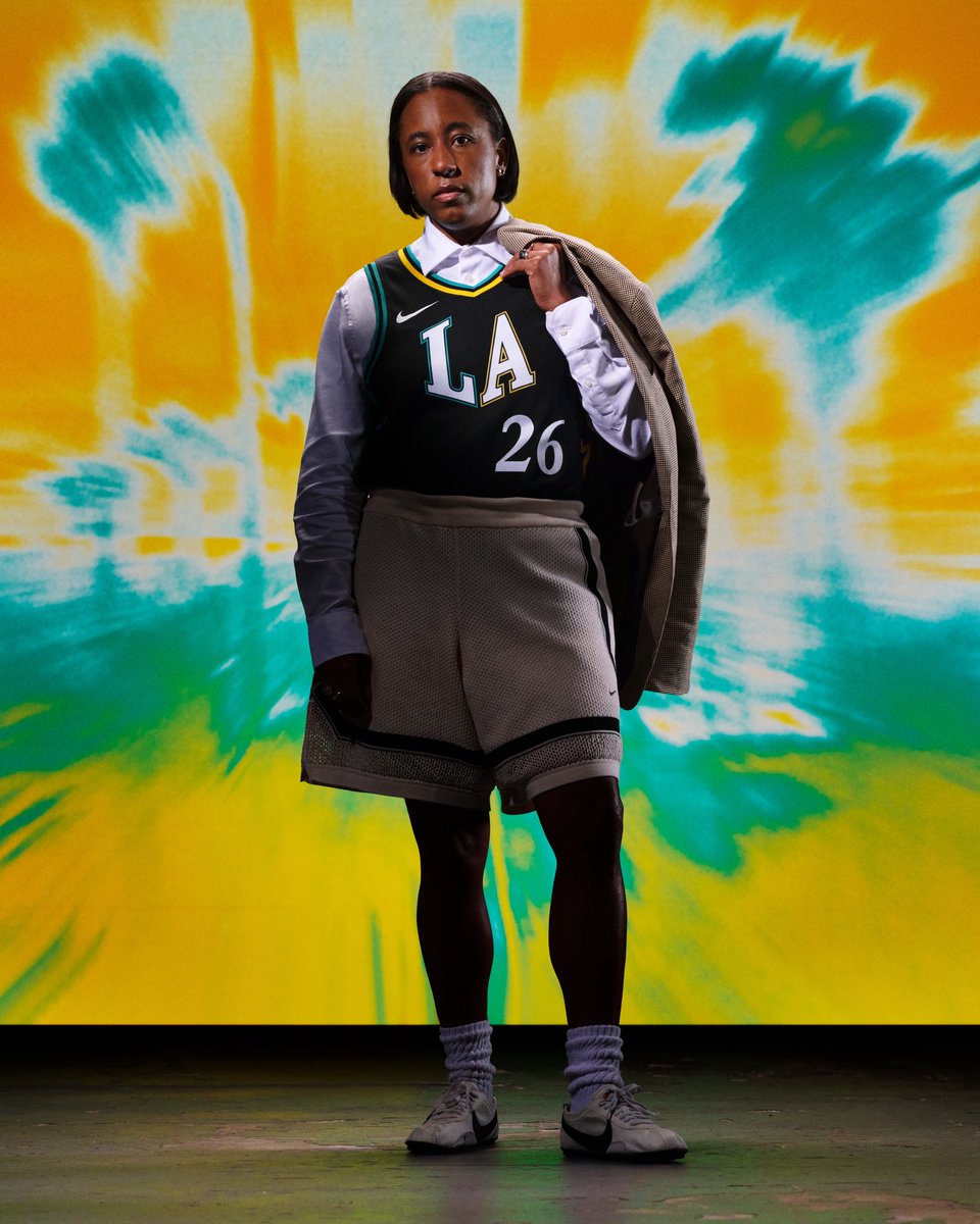 teamlastore's tweet photo. A New Spark💫 
The 2026 LA Sparks Rebel Jersey is now available online! Grab yours today and be ready to rep all season long. Link in bio #teamlastore #lasparks https://t.co/aOsn0m2jWG