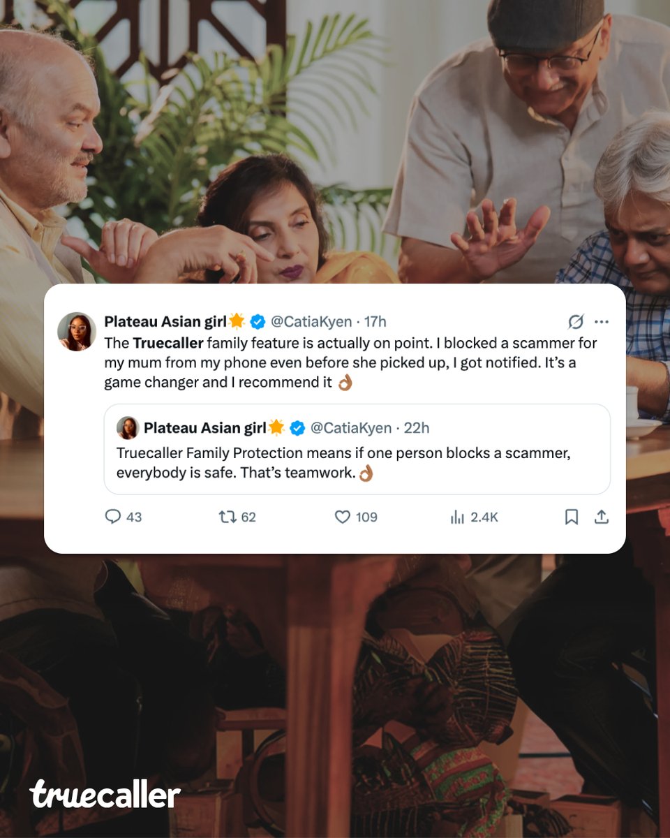 Truecaller tweet media
