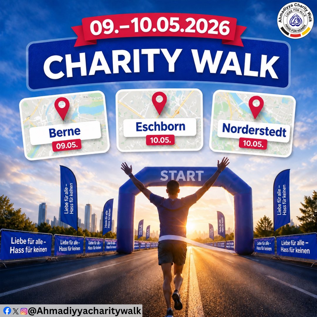 Ahmadiyya Charity Walk tweet media