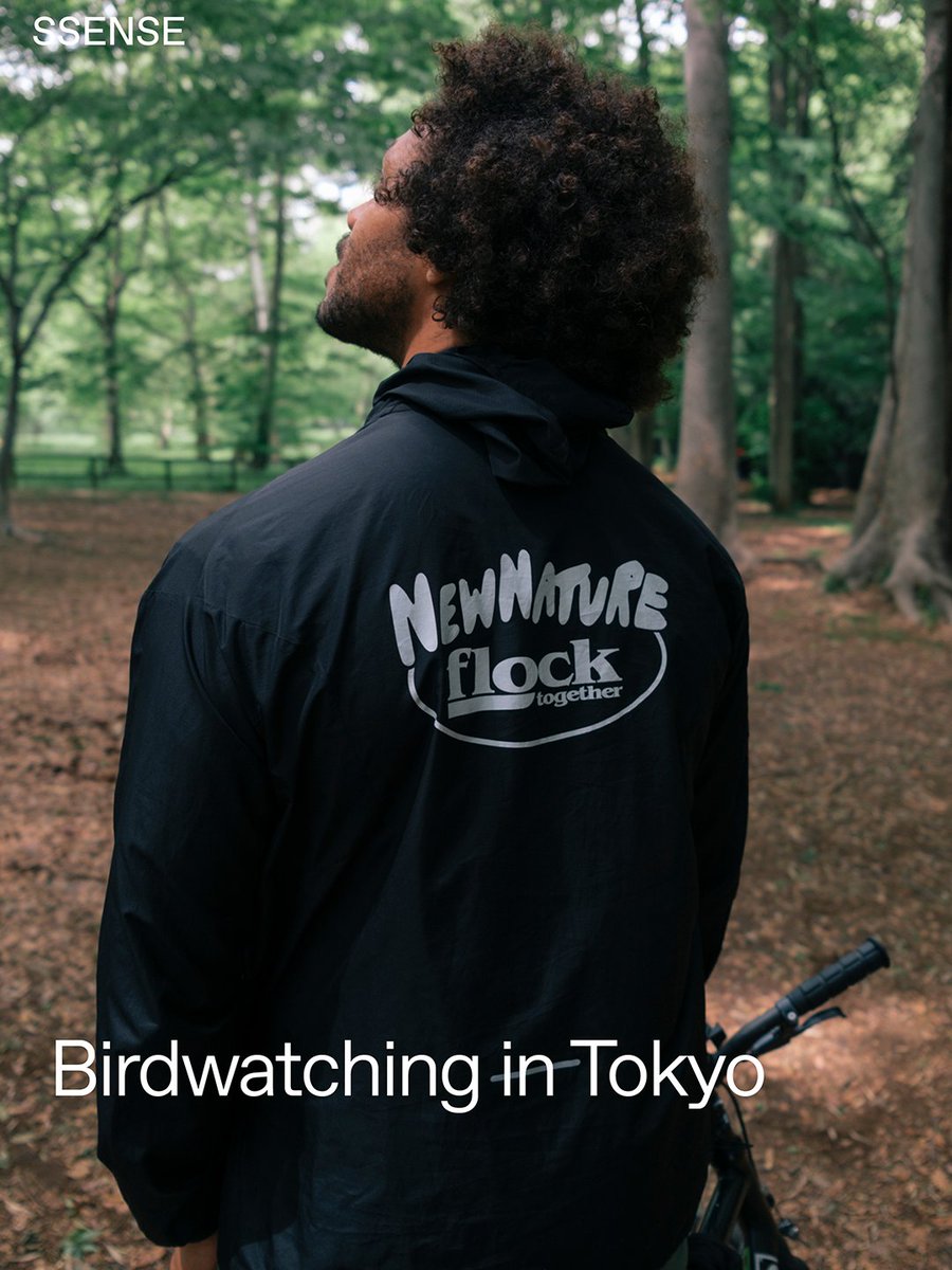 SSENSE's tweet photo. Birding has its own slang, apps, and obsessives. In Tokyo, Chris Danforth explores a community using birdwatching to slow down, reconnect with nature, and see the city differently.

https://t.co/r5xRd0GcEA https://t.co/fQpwPPbvsQ