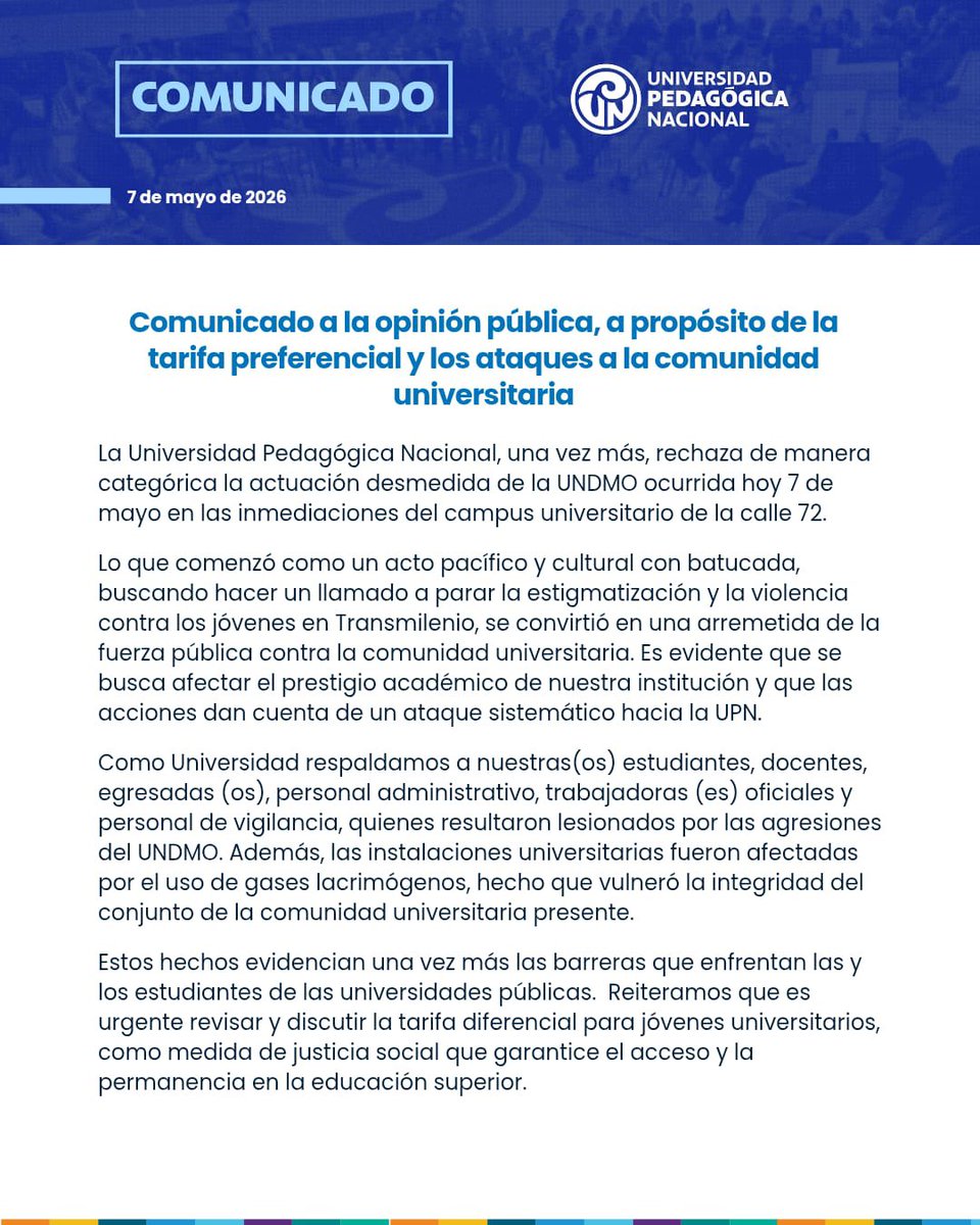 UPedagógicaNacional tweet media