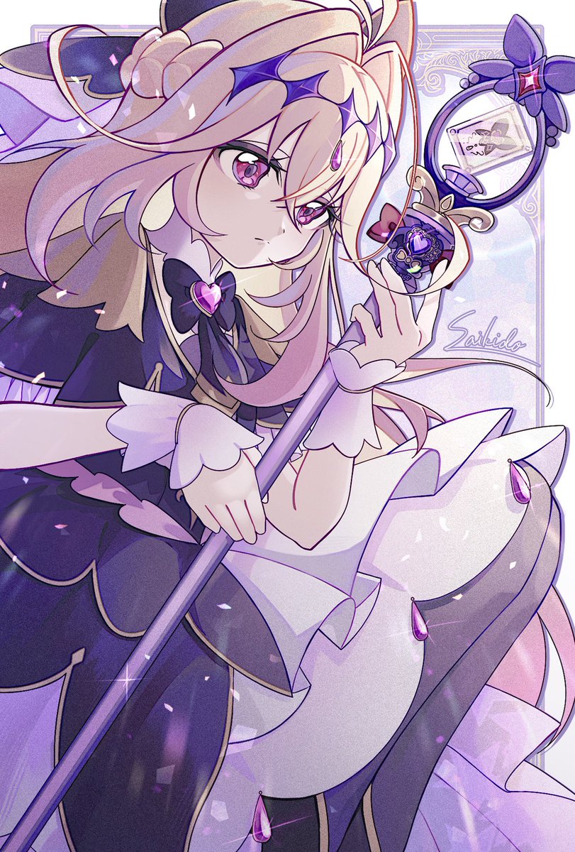 キュアアルカナ・シャドウ💜
 #たんプリ　#Precure