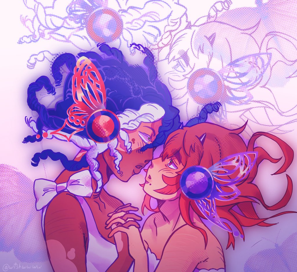 wtshwwww's tweet photo. #voidburger #77noli 

a redraw of my old drawing since magnet rereleased…ohhh i love yuri https://t.co/PuSOAUxT7j