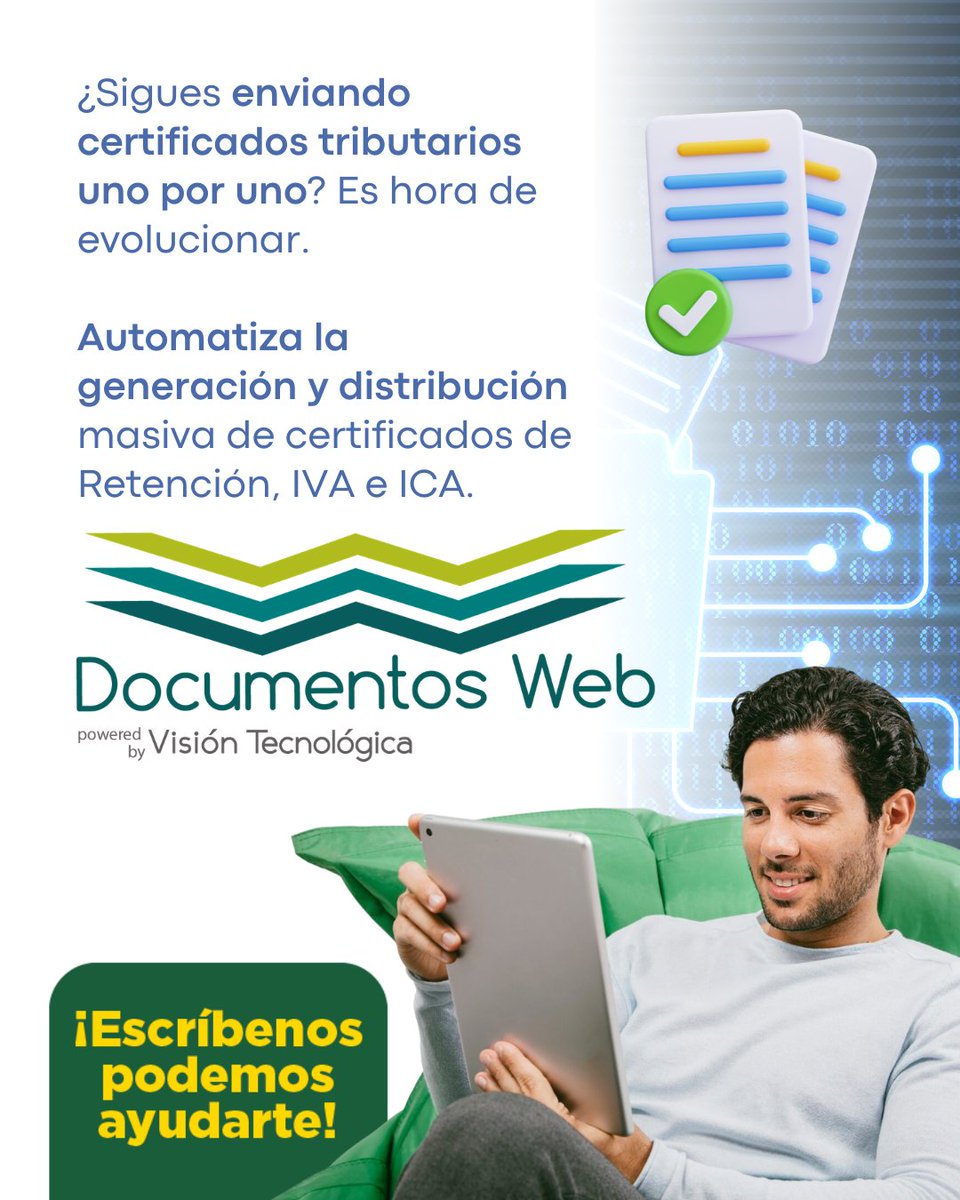 vtbiable's tweet photo. Logra que tus proveedores descarguen sus certificados de forma autónoma las 24 horas del día, los 7 días de la semana.

👉 Contáctanos para más información: https://t.co/PNmBT0U3Qc 
o visítanos en nuestro portal: https://t.co/phZHhNlYOy 💻✨ https://t.co/TrYL4bboAf
