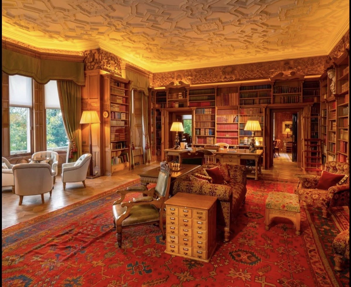 Skibo Castle Library
Dornoch, Scotland
19th Century