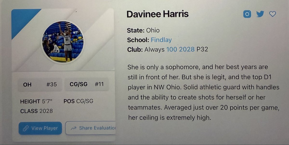 DavineeHarris's tweet photo. Thank you @PGH_Ohio for the write ups! Can’t wait to work this weekend in Indiana! @vjhAlways100 @CoachChrisPaul @fhsLadyTrojans https://t.co/TYCTDFR3xT