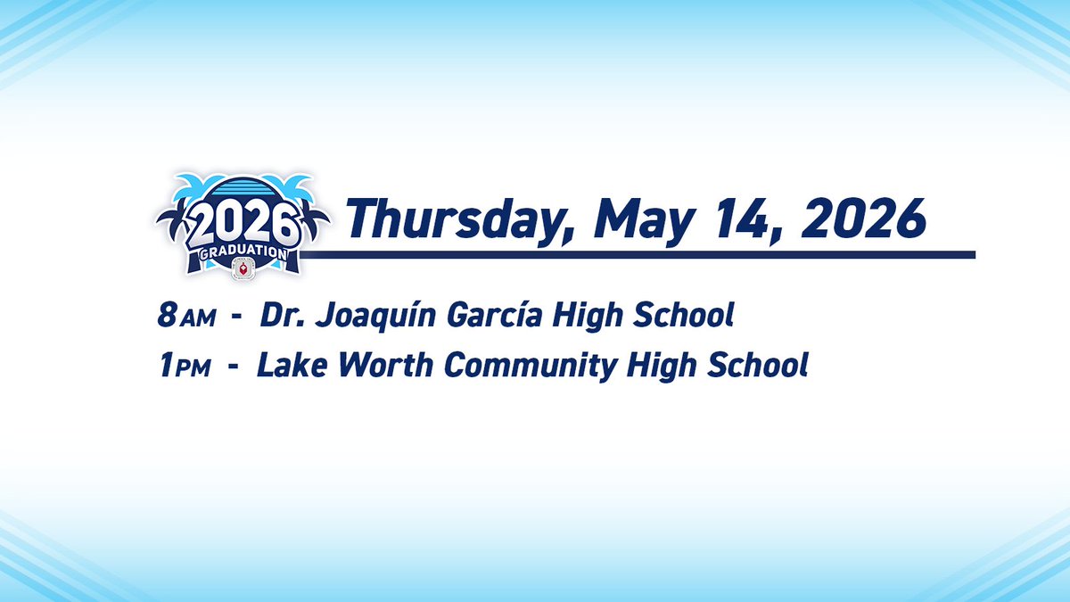The School District of Palm Beach County tweet media