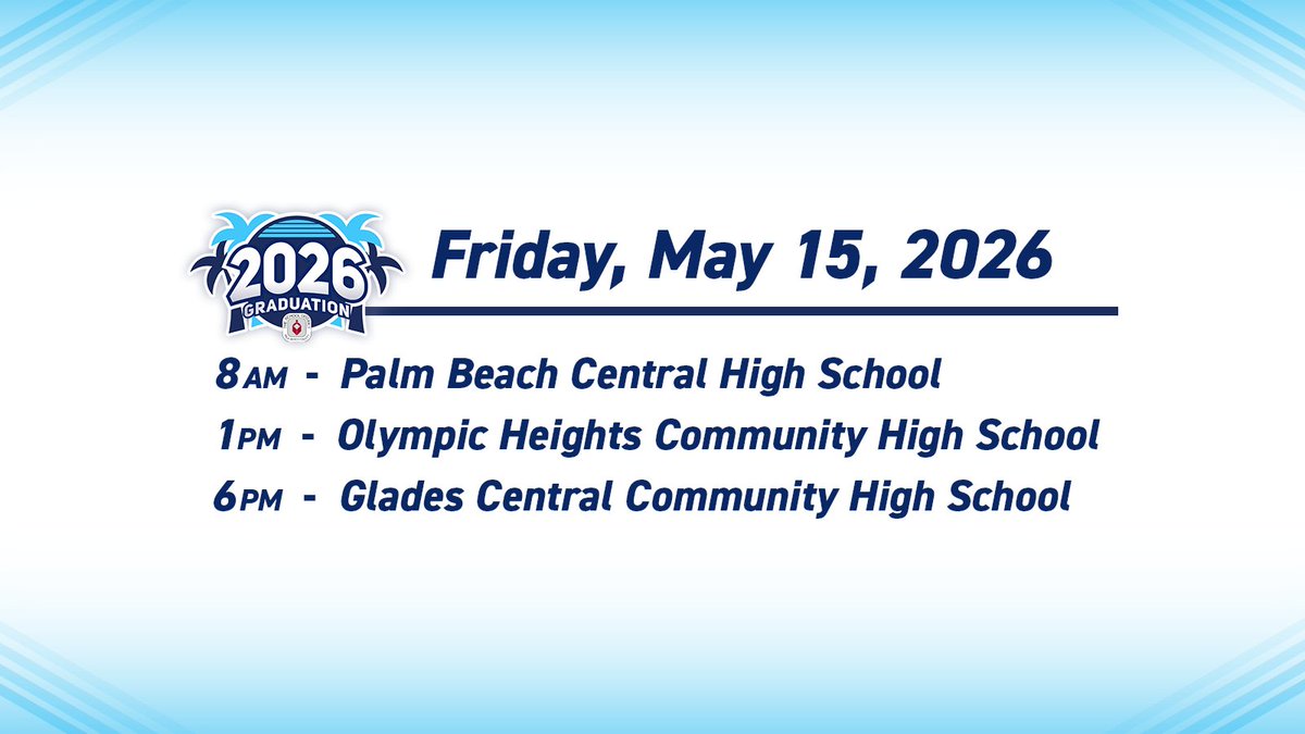 The School District of Palm Beach County tweet media
