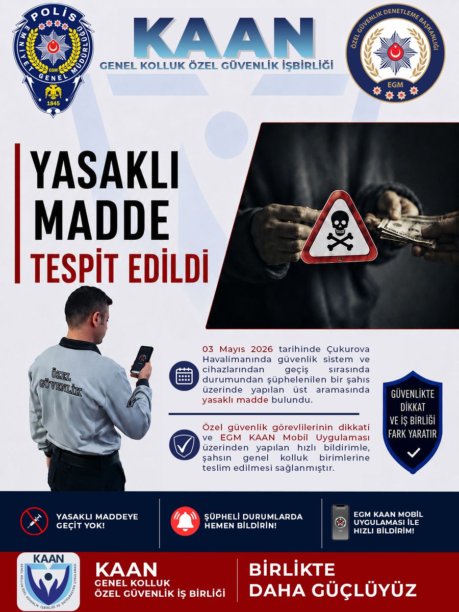 kaanozlguvenlik's tweet photo. 📌 Yasaklı madde tespiti

@TC_icisleri
@EmniyetGM
@EGMozelguvenlik 
@EmniyetMersin https://t.co/rayALyIZfW