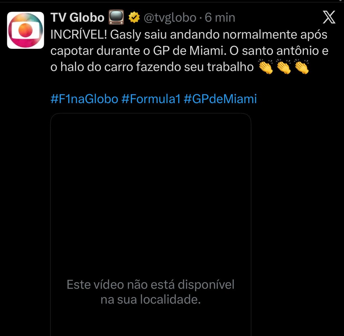 Sam F1 tweet media