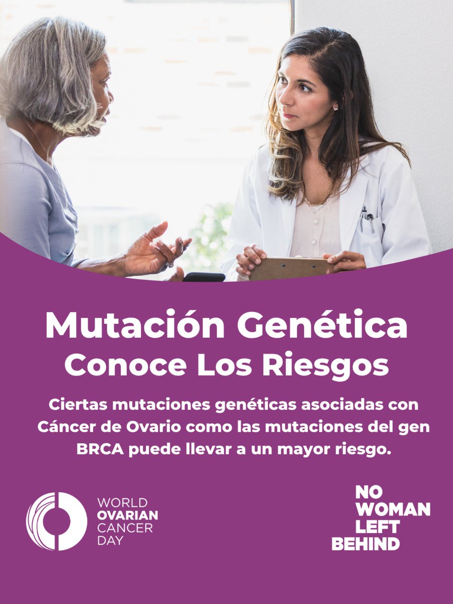 richmond_lab's tweet photo. Nos unimos a la campaña global impulsada por la @WOCCnews , bajo el lema #NingunaMujerSeQuedaAtrás. El cáncer de ovario suele detectarse en etapas avanzadas por síntomas poco específicos. Reconocerlos a tiempo es clave. Ante síntomas consultar con un profesional de la salud. https://t.co/1tNKt0JtqM