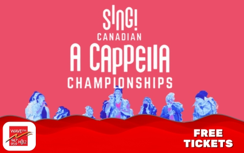 WaveOnlineRadio's tweet photo. Enter now for your chance to win a pair of tickets to The SING! A Cappella Championships on May 23rd at The Royal Conservatory of Music – Koerner Hall

ℹ️ https://t.co/1Y9oM7evI2 https://t.co/qUhI04S1kb