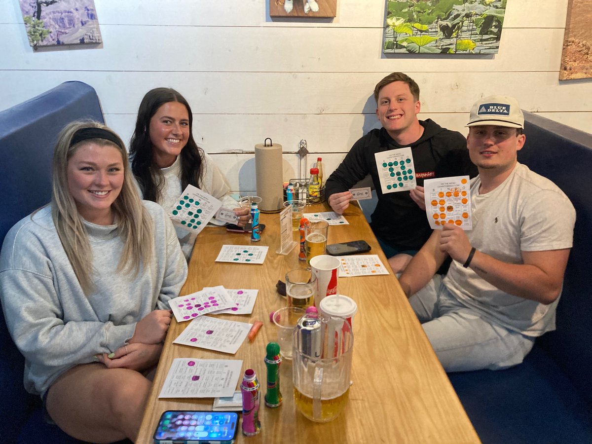 cerritolive's tweet photo. 🎶 Start your weekend with a win by playing free Music Bingo at one of our 3️⃣ Friday night venues including the new bar space inside @CentralBBQ in Midtown!

#cerritobingo https://t.co/k0FxVdcagC