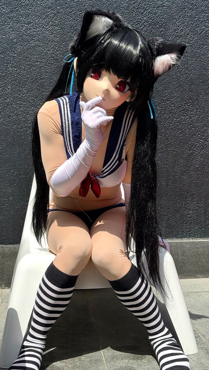ぁゃしぃ撮影のにゃんにゃん((🐈‍⬛))