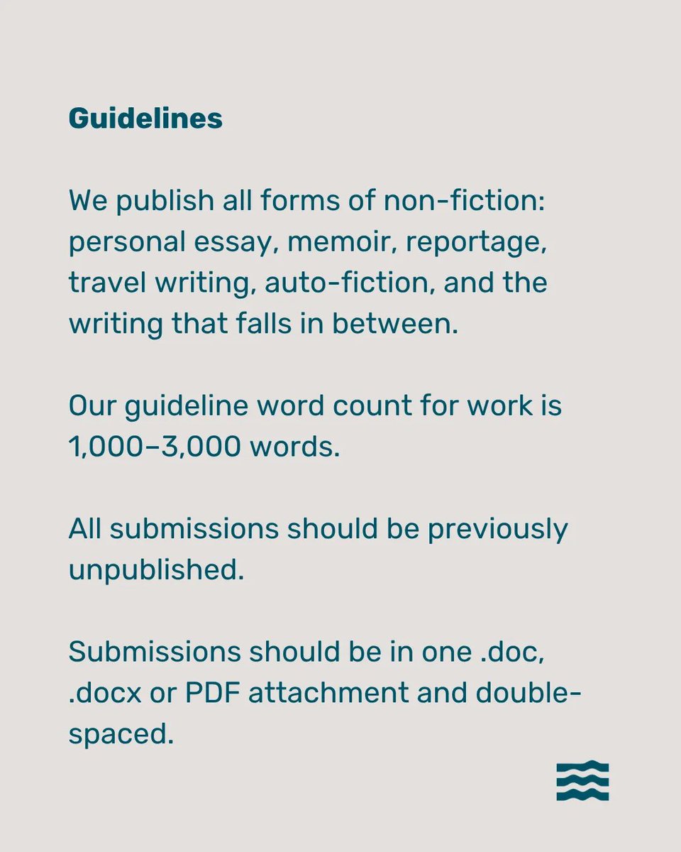 tolkajournal's tweet photo. Submissions are for Tolka Issue Twelve are now open.
This submission window will close at midnight on Sunday 31 May.  
We publish all kinds of non-fiction, including essays, biography, auto-fiction, and more . . . https://t.co/WK2A77i9Rv