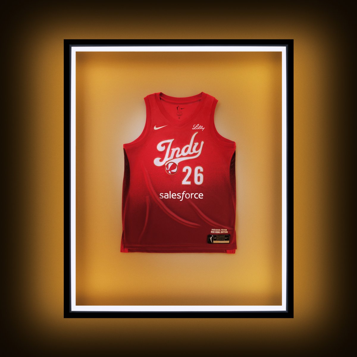 The Indiana Fever's new Nike Rebel Edition uniform