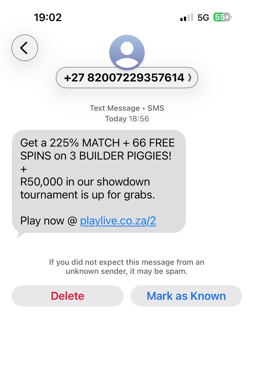 lynnthehoff's tweet photo. @PlayLive6 PLEASE LEAVE ME THE FUCK ALONE! This is harassment! 
I DO NOT WANT TO HEAR FROM YOU! I do not gamble! Never have! How did you get my number?? These SMSs NEED TO STOP! You are breaking the law! 
Go away! Leave me alone! Stoppit! 
#popia #harrasment #playlivegoaway https://t.co/WlqpXMG8x1