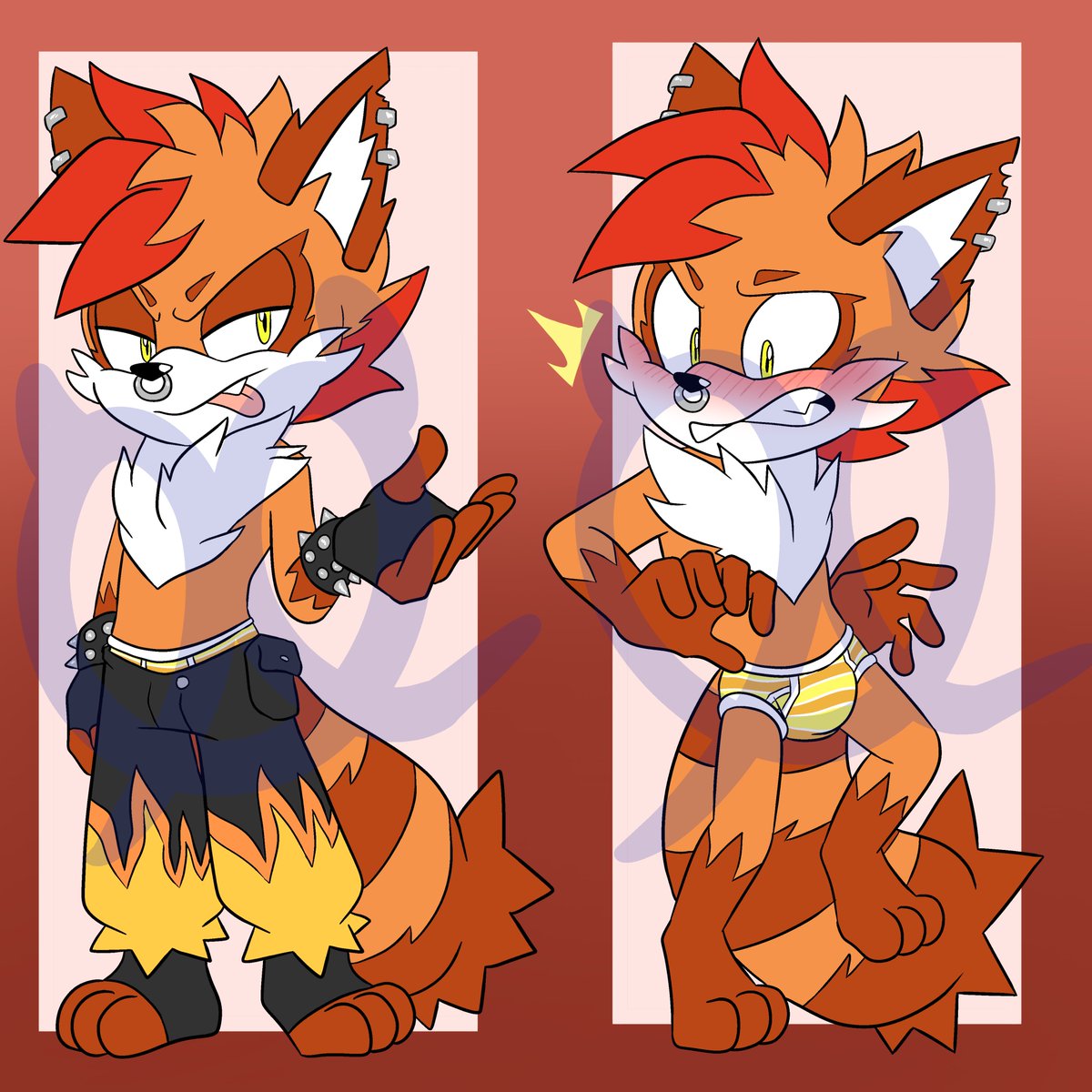 PretzelGremlin's tweet photo. NEW ADOPT✨

PLEASE RT⏰✨

A punk raccoon boy with cute tastes in undies and comes with additional art!!! He's up for 💲1️⃣0️⃣0️⃣✨🩲

DM if interested, P@ypal/K0fi only! NO HOLDS OR TRADES!✨ https://t.co/x13iBT442U