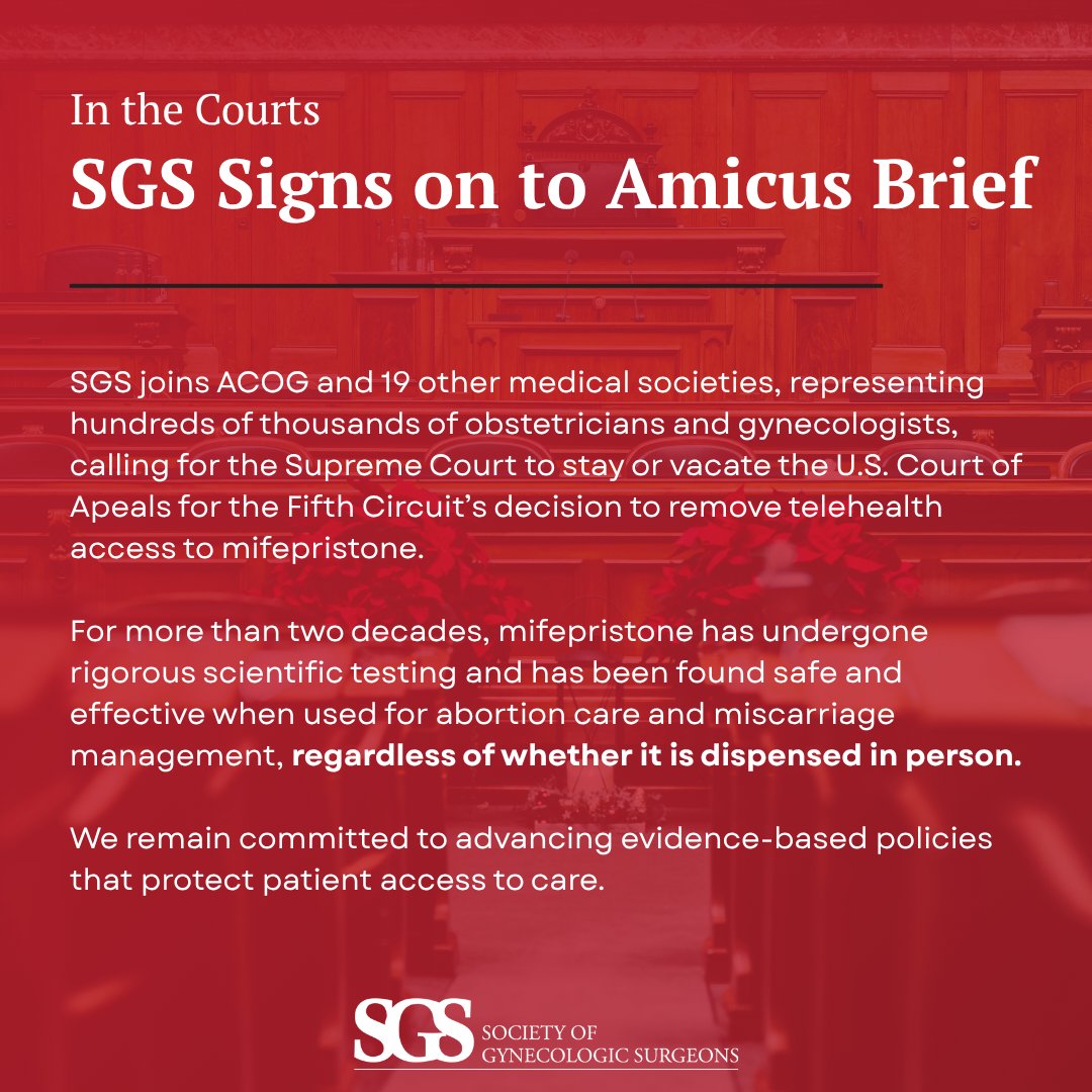 Society of Gynecologic Surgeons tweet media