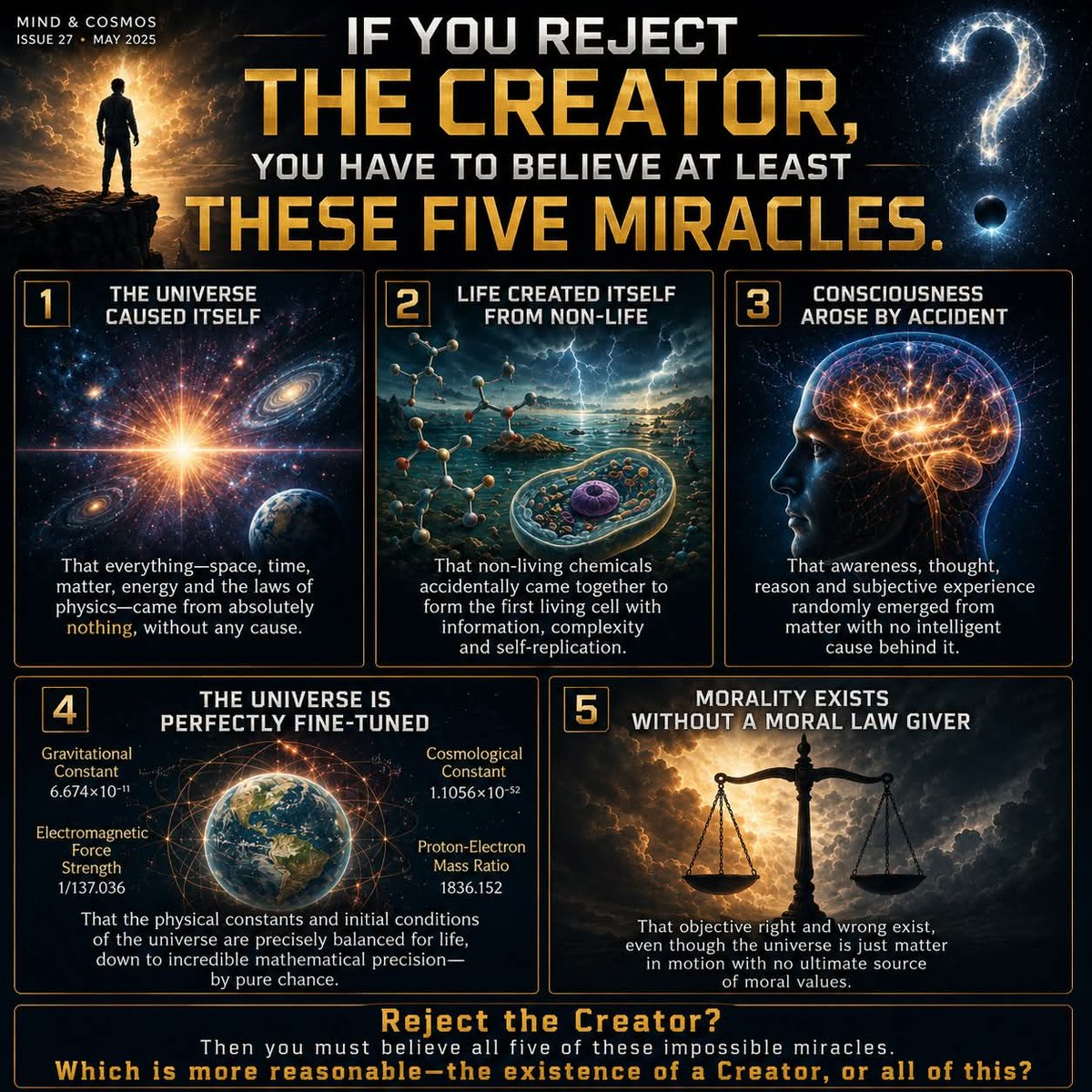 Tgo46664's tweet photo. @AttenboroughSir worth some proper thought / research on Creation vs Evolution https://t.co/PVKDHMkyK1