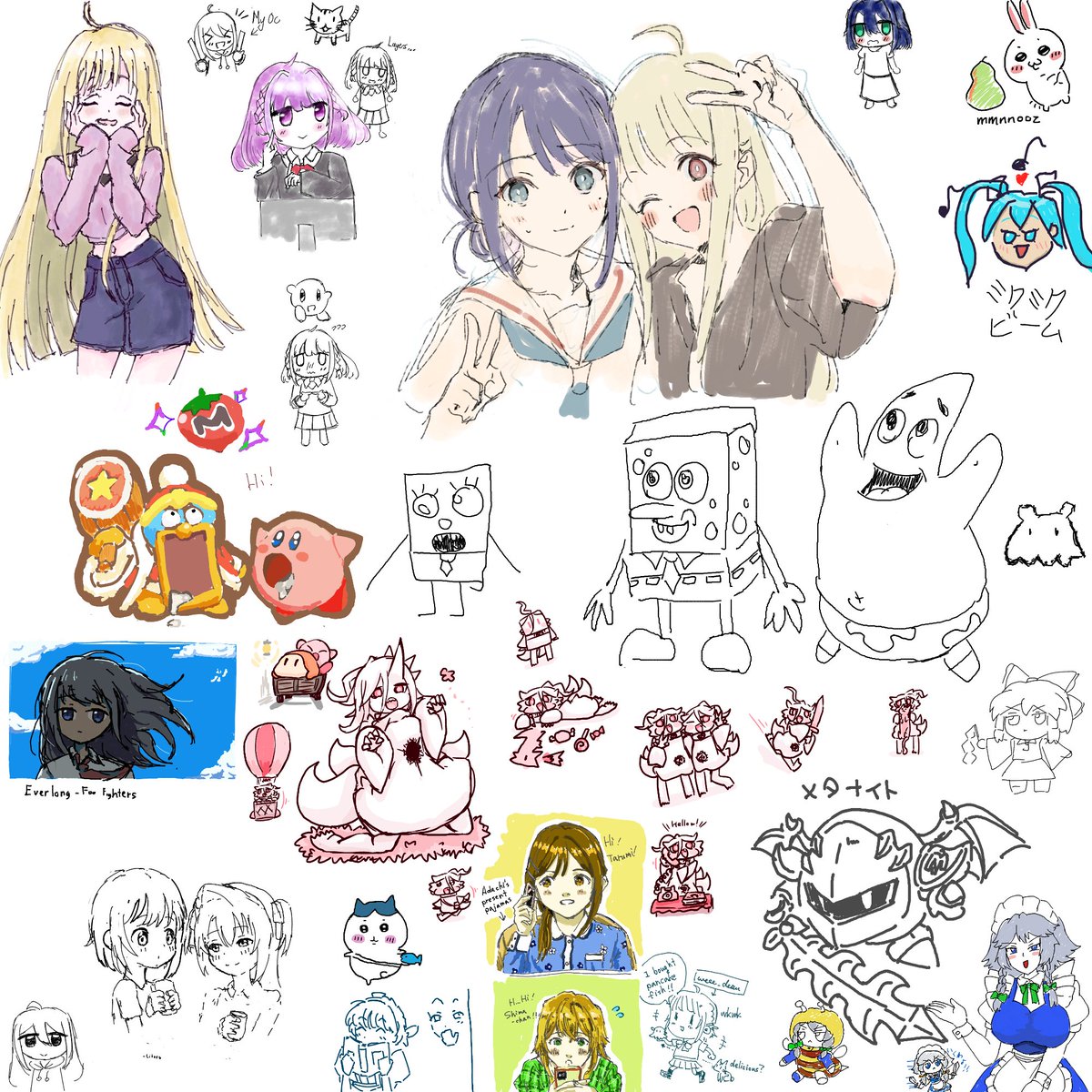 配信で参加してくれてありがとう!!みんなの絵上手い!✨ 