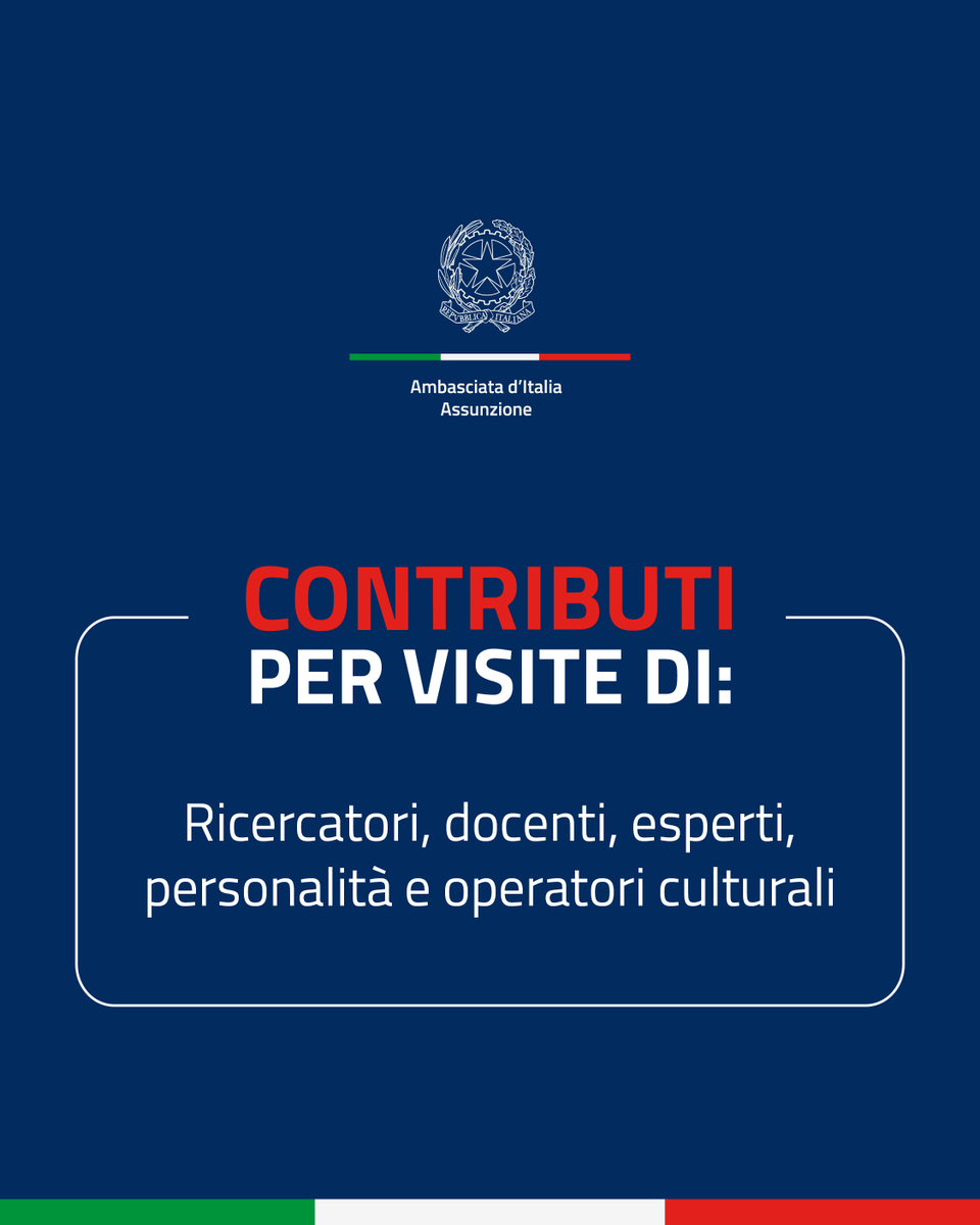 Embajada de Italia en Paraguay tweet media