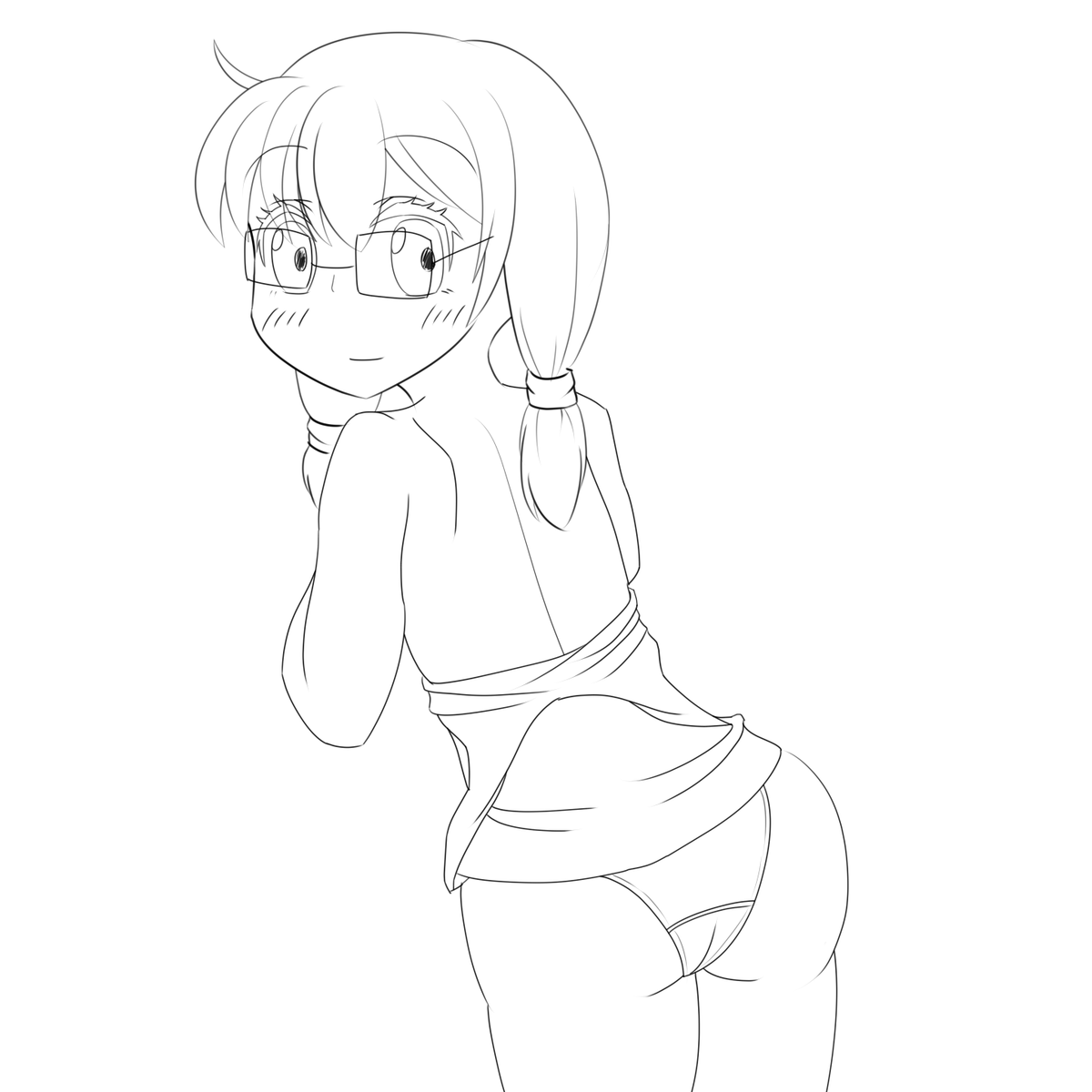 線画WIP。