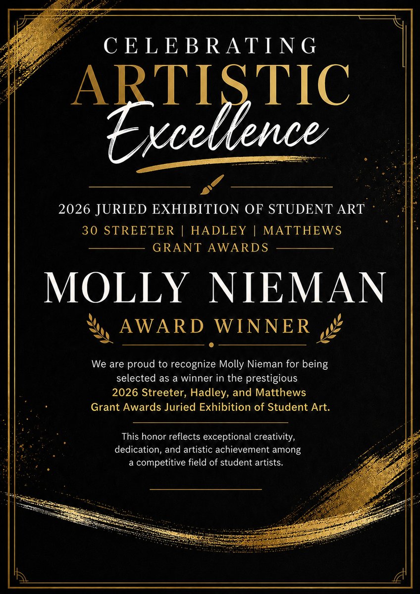 mgvisualarts's tweet photo. Congratulations to Molly Nieman on being a Grand Award Winner in the 2026 Juried Exhibition of Student Art Violin Competition!  Her photograph is absolutely beautiful!  Great job representing MG Visual Arts Molly.  So proud of you! #WeAreMG https://t.co/HzmczOaAiu