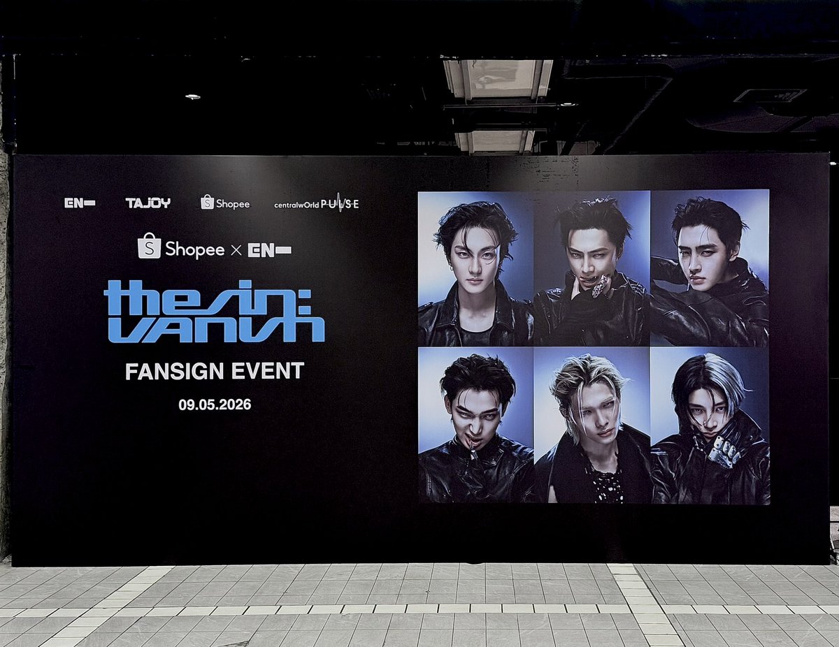 ENHYPEN will have a Fansign Event tomorrow in Bangkok, Thailand!