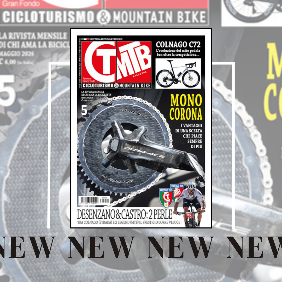 biondo2k's tweet photo. #Cicloturismo + #MTBMagazine, maggio 2026 https://t.co/O7ZuQuwsku
