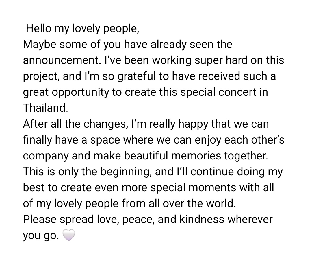 เตนล์กำลังทำงานหนักมากๆเพื่อ concert ที่ดีที่สุด มาตรฐานเตนล์ทุกคนไว้ใจได้อยู่แล้ว และยิ่งมีสปอน อีก 2 เจ้าใหญ่อีก อยากให้ทุกคนช่วยกันกระจายข่าวคอนของเตนล์เรื่อยๆเลยนะคะ ให้คนนอกได้รู้จัก 

" TEN LEE ของ 10vely people "

#TENCORE0110Concert 
#10YearsWithTEN 
#TenthSound