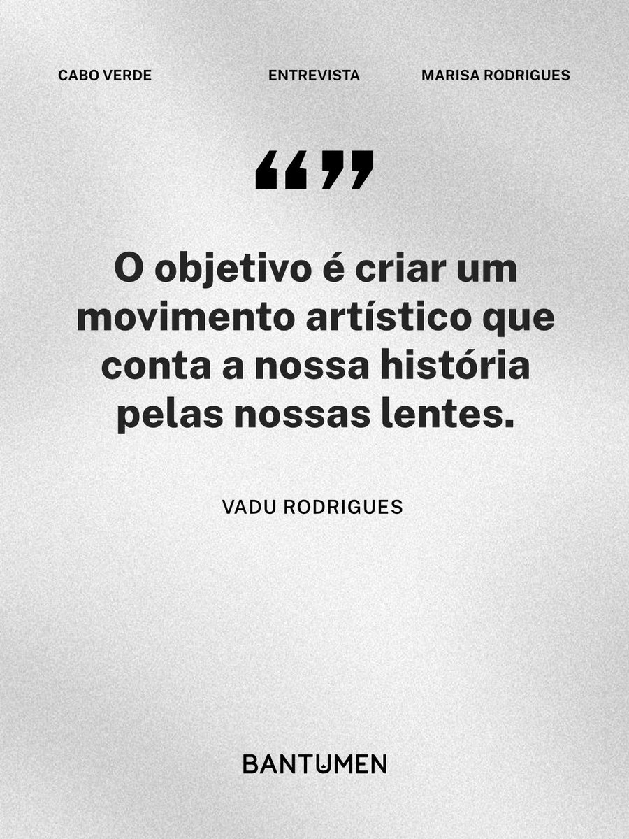 De estudante de Engenharia Informática em Lisboa a fotógrafo e fundador do movimento Positive Africa, o percurso de Vadu Rodrigues começou com uma pergunta simples: quantos países africanos conhecia realmente?

🔗:shorturl.at/3w4WF